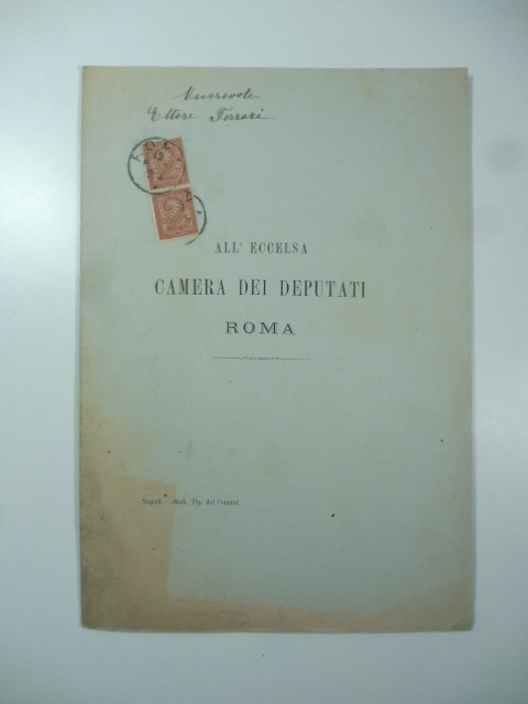 All'eccelsa camera dei Deputati, Roma